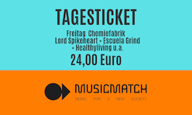 Ticketmotiv MusicMatch 2024 - TAGESTICKET - Konzert Chemiefabrik | Freitag