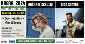 Ticketmotiv Nico Santos Und Michael Schulte Bei Der FESTARENA 2024 Kirchheimbolanden