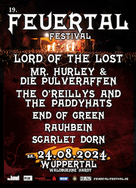 Ticketmotiv 19. Feuertal Festival - Mit Lord Of The Lost, Mr. Hurley & Die Pulveraffen, The O´Reillys And The Paddyhats, End Of Green, Rauhbein Und Scarlet Dorn.