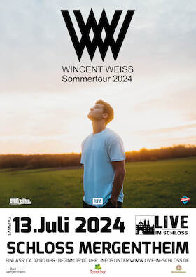 Ticketmotiv Wincent Weiss - Sommertour 2024