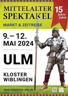 Ticketmotiv Mittelalter Spektakel Ulm - 15 Jahre Jubiläum