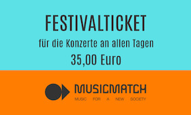 Ticketmotiv MusicMatch 2024 - FESTIVALTICKET - Für Alle Konzerte | Donnerstag & Freitag