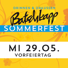 Ticketmotiv Das Batschkapp Sommerfest 2024 - Drinnen & Draußen. Gesamtes Batschkapp Areal