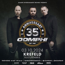 Ticketmotiv OOMPH! - 35 Jahre Oomph! Tour 2024