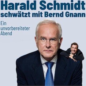 Ticketmotiv Harald Schmidt Schwätzt Mit Bernd Gnann - Ein Unvorbereiteter Abend