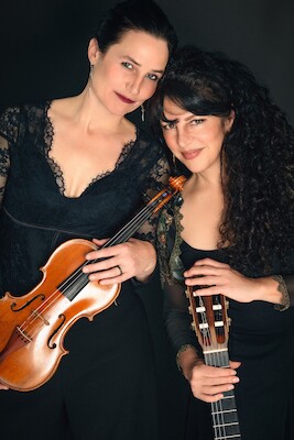 Ticketmotiv SICG-Eröffnungskonzert :: Duo Epiphania - Laura Young, Gitarre & Farran James, Violine