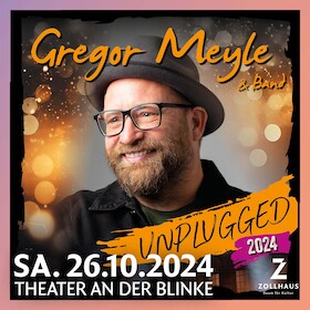 Ticketmotiv Gregor Meyle & Band - Unplugged Tour 2024