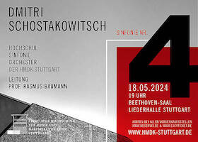 Ticketmotiv HSO-Konzert In Der Liederhalle - Schostakowitsch: Sinfonie Nr. 4