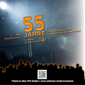 Ticketmotiv 55 Jahre Cottbuser Kindermusical - Das Chorkonzert