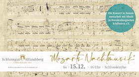 Ticketmotiv Adventskonzert “Mozarts Andere Nachtmusik“
