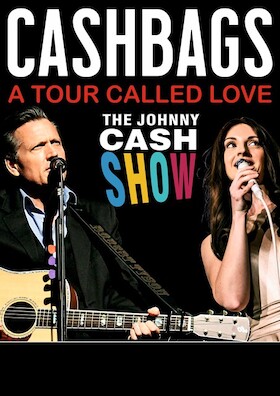 Ticketmotiv CashBags - The Johnny Cash Show - A Tour Called Love 2024/25 - Förderverein Stadthalle Northeim Und Stadtmarketing Einbeck Präsentieren