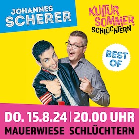 Ticketmotiv JOHANNES SCHERER - Best Of 20 Jahre