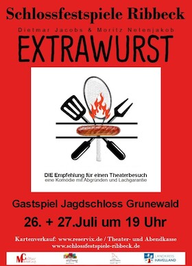 Ticketmotiv Extrawurst - Gastspiel Jagdschloss Grunewald