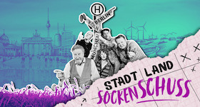 Ticketmotiv Distel - Stadt Land Sockenschuss