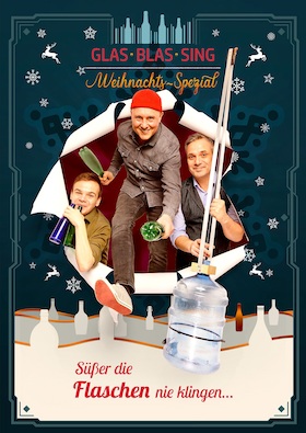 Ticketmotiv GlasBlasSing - Süßer Die Flaschen Nie Klingen!