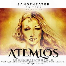 Ticketmotiv SANDTHEATER ON TOUR - ATEMLOS - Deutsche Hits In Sand Gemalt
