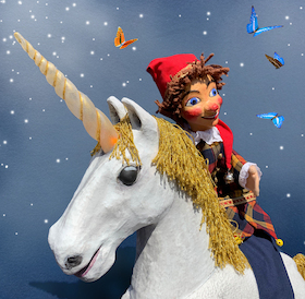 Ticketmotiv Das Goldene Einhorn - Handpuppenspiel Für Kinder Ab Vier Jahren