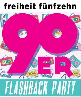 Ticketmotiv 90er Flashback Party