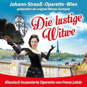 Ticketmotiv Die Lustige Witwe - Operette Von Franz Lehár - Johann-Strauß-Operette-Wien