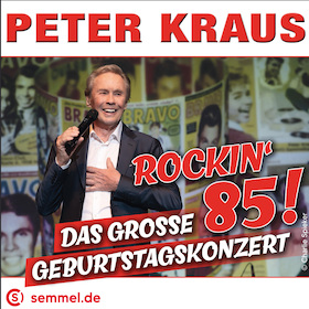 Ticketmotiv PETER KRAUS - Das Große Geburtstagskonzert 2024