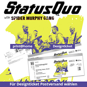 Ticketmotiv Status Quo - LIVE 2024 - Mit Spider Murphy Gang