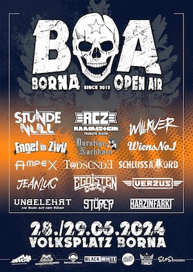 Ticketmotiv Borna Open Air 2024 - DAS Rockfestival