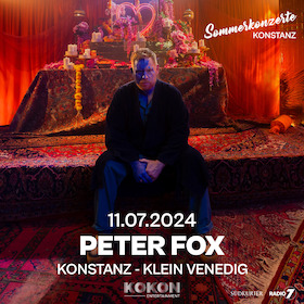 Ticketmotiv Peter Fox - Live 2024 - Sommerkonzerte Konstanz 2024