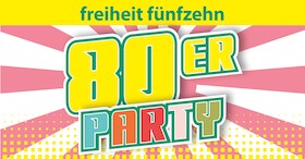 Ticketmotiv 80er Party
