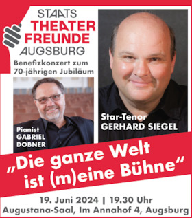 Ticketmotiv Die Ganze Welt Ist (m)eine Bühne - Benefizkonzert Zum 70. Gründungsjahr Der Theaterfreunde Augsburg