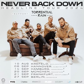 Ticketmotiv NEVER BACK DOWN - Headline Tour 2024