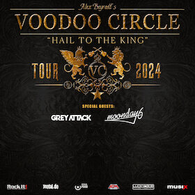 Ticketmotiv Voodoo Circle - Hail To The King Tour 2024 | Special Guest: Grey Attack & Moonday6