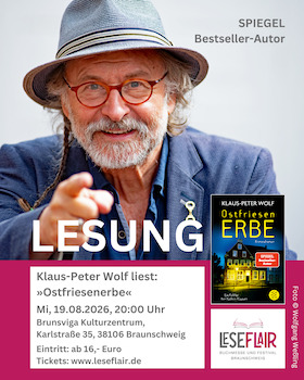 Ticketmotiv Klaus-Peter Wolf - Lesung